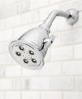High Flow Shower Head With Anystream 360 Technology Adjustable Spray Modes Contemporary Modern Design Easy Clean Silicone Nozzles