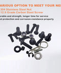 522Pcs RC Screw Kit Stainless Steel Universal Fastener Hardware Set For Beefy Heavy Duty RC Cars And Trucks Repair And Maintenance Upgrade Comes With Flat Head And Round Head Screws Nuts And More, screws and nuts