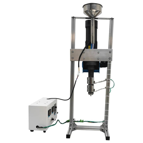 No Stress Single Screw Extruder For 3D Printer Filament Making Smooth Operator Feeding PLA PCL ABS PETG TPU And TPE With Zero Snags Features compact 1 inch barrel and 110V stand.