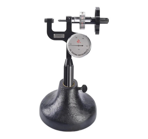 Compact Portable Rockwell Hardness Tester With Micrometer Style Operation Delivers Field Ready Precision Under ISO 6508 And ASTM E110 Compliant Lightweight 0.8 Kg For Quick Material Checks On The Shop Floor, black