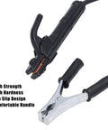 Heavy Duty Yosoo Ground Welding Earth Clamp With 1.5 Meter Cable Handles Up To 300 Amps And Insulated Safety close-up of clamp and cable.