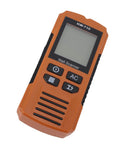 FTVOGUE 5-in-1 Wall Scanner Stud Finder with LCD Display Five Scanning Modes for Wood Metal and AC Wire Detection (Yellow) angled view