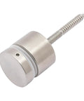 10 Pack 304 Stainless Steel Glass Railing Standoffs With Slick Wire Draw Texture, bombproof heavy duty spacer for glass installation.