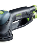 Rotex RO 125 FEQ-Plus Random Orbital Sander With Gear Driven Aggressive Mode And Jetstream Dust Extraction close-up view