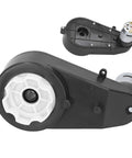 24V High Speed 18000RPM RS555 Motor Gearbox Upgrade for Kids Ride On Toys shown in detail with ABS housing and motor visible.