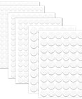 580 Piece Self Adhesive Screw Hole Stickers Set For Wooden Furniture And Cabinets, PVC Cover Caps Dustproof, sheets displayed