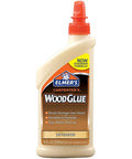 Interior Carpenter's Wood Glue 8 Oz Tan Non Toxic Formula For Carpentry And Home Repairs Water Clean Up Easy Bonds Stronger Than Wood Pro Grade Adhesive For Fast Durable Joints bottle