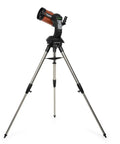 NexStar 5SE Schmidt-Cassegrain Telescope Bundle With Eyepiece Kit shown with tripod and computerized alt-azimuth mount, 5 inch aperture.