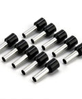 100 Pcs 4 AWG Ferrule Connectors Ends Insulated Cable Ferrule Crimp Terminal Kit For Car Audio Electronics And Communication