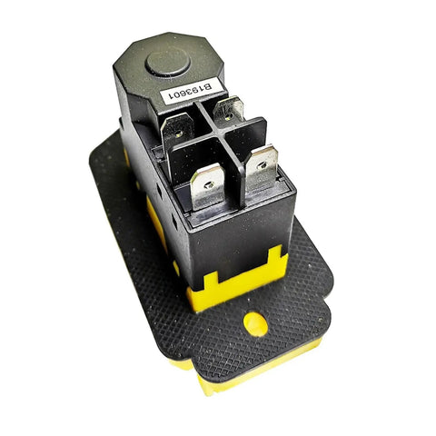 High Quality DZ-6E 4Pin And 5Pin Emergency Stop Electromagnetic Switches For Industrial Control Panels from a top view.