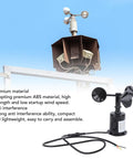 Wind Speed Monitoring Sensor With High Accuracy Anemometer Zero Point Eight Meter Plug And Play Cable RS485 Modbus Compatible