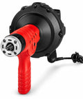 Portable Auto Feed Drain Snake Auger for Toilets, Sinks and Pipes, Corded Power Cable Handheld Sewer Cleaner, 25 Ft Cable