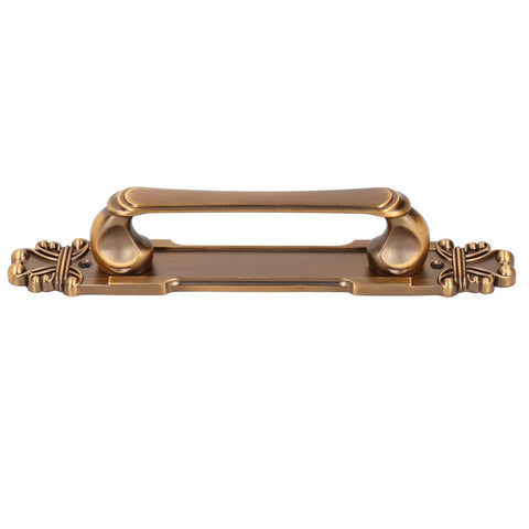 Antique Zinc Alloy Door Pull Handle For Cabinets And Drawers, Surface Mounted Furniture Hardware, front view