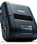 Rugged Portable Receipt Printer With Blazing Fast Bluetooth Wifi Usb Printing For Mobile Point Of Sale showing front design and buttons.