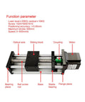 Adjustable Sliding Table For CNC And 3D Printers, 50mm To 700mm Stroke Linear Guide Rail, Ball Screw Compatibility 1204 1605 1610, Beefy Precision Motion Stage For Smooth High Precision Milling And Rock Solid Motion Control.