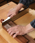 Pro Grade Shooting Board Jig For Hand Planes delivers dead nuts accuracy during a cut on a hardwood board.