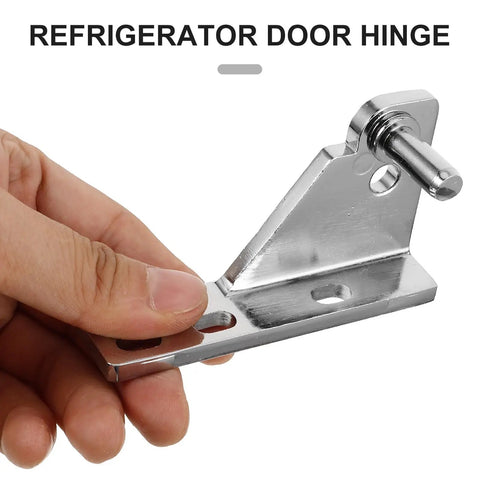 Heavy Duty Cabinet And Refrigerator Door Hinges Stainless Steel Replacement Set Self Closing for 4 to 6 Door Refrigerators