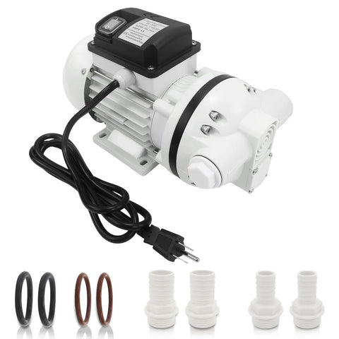 Beast Mode High-Flow DEF Transfer Pump 10.6 GPM Self Priming Electric Diaphragm Drum Pump with US Plug and accessories