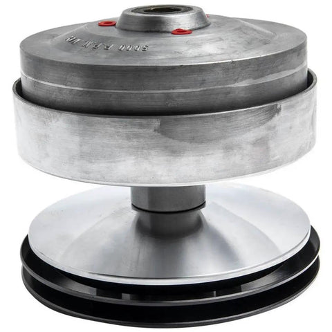 Premium Front Drive Clutch 1018339-02 with a 7 inch pulley for Club Car gas models, featuring smooth power transfer.