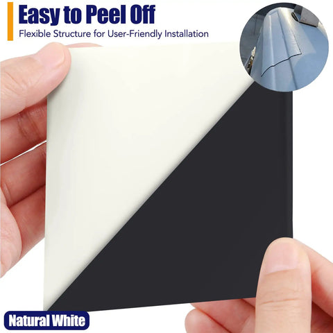 RV Roof Tape 4 Inch By 50 Feet Weatherproof Sealant Tape For RV Repair And Camper Roof Sealing UV Resistant White Butyl Sealant