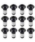 12 Pack 6 Bolt Bicycle Disc Brake Bolts M5x10mm For MTB Rotors Black Stainless Steel Hardware For Front And Rear Brakes Shimano SRAM Magura Hope Formula And More