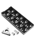 10 Pack Negative Rake Carbide Brake Lathe Inserts Compatible With Ammco Replacement Cutter Inserts With M3 6mm And 8mm Screws