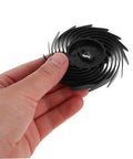 Close-up of a black plastic cash counter gear held in hand, part of Two Pack Cash Counter Wheel Accessories For Fast, Smooth Money Handling.