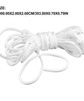 White Foam Caulk Saver Rod For Concrete Gap Filling And Joint Expansion Heavy Duty Design to plug wide voids, coiled for use.