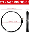 Dimensions of Tension Control Clamp Kit 190003 For Pool Filter Band Clamp Fits FNS Plus Clean And Clear Plus Quad DE Series Cartridge And DE Filters Easy Install No Fuss Replacement Part shown with measurements.