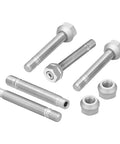 Rock Solid 90mm Wheel Stud Conversion Kit Forged From Heavy Duty Crmo Steel With M12 Threads To Fit Your E-Series Rides Perfectly And Handle Thick Washers Up To 20mm Without Breaking A Sweat On The Road., 90mm CrMo wheel stud kit with M12 threads and nuts