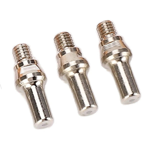 Heavy Duty Plasma Cutter Electrode And Nozzle Replacement Kit For Yeswelder Cut 55ds Pro 65ds close-up of metal electrodes.