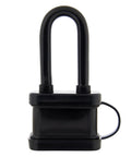 40mm Laminated Steel Weather Resistant Padlock With 2 Inch Shackle Vinyl Wrapped Chrome Plated Hardened Steel Body