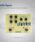 Delay And Reverb 2 In 1 Guitar Pedal With Tap Tempo Trail Decay And Buffer Bypass For Pristine Live Tone Digital Plate Reverb