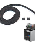 Open 2GT Timing Belt Kit For P1P P1S X1 X1C X1E 1442mm Length Rubber Fiberglass Drive Belt 2 Pieces For Next Level Precision 3D Printer Motion Transmission And Low Noise, coiled belt set
