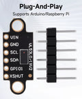 5 Pack Lidar Sensor 2m Range High Precision ToF Distance Module With I2C Interface for Arduino Raspberry Pi Robots IoT projects