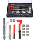 15 Piece Helicoil Thread Repair Kit For Automotive Use M14x1.5 Stainless Steel Thread Inserts in a Compact Case