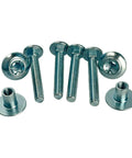 Trailer Hasp Bolt Kit With Carriage Bolts And Torx Barrel Nuts For Enclosed Trailers Zinc Plated 5 16 Inch 18 Threads