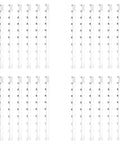 Metal Beehive Frame Spacers 24 Piece 4 Set Beehive Box Spacing Tool for beekeeping, stainless steel, even gaps shown