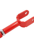 Adjustable Rear Traction Rod Kit For Nissan 350Z Z33 And Infiniti G35 Coupe Sedan Tighten Up Handling And Stability With Precision Steering Steel Radius Arms Powder Coated Red, red steel rod end