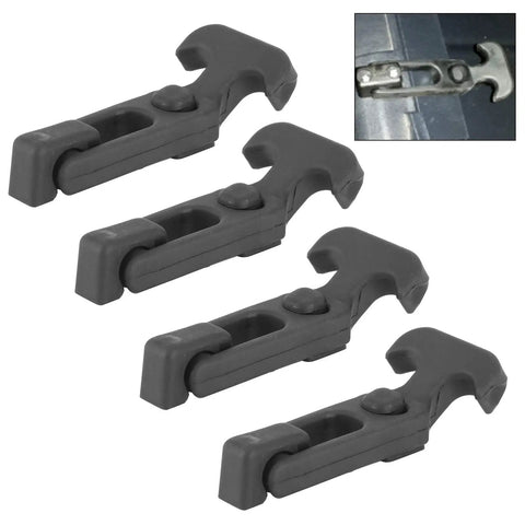 Rugged T Handle Draw Latch Kit 4 Piece With M5 Thread for secure closure of motorhomes, trailers, and toolboxes.