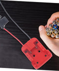 Person holding batteries with Lithium Battery Adapter Conversion Kit For Power Tools Easy DIY Install Power Connector with wires