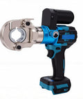 Heavy-Duty Cordless Hydraulic Crimping Tool For Copper And Aluminum Cable Lugs 90 Kn Electric Crimper showing crimping head and handle.