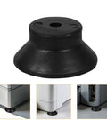 Get Your 3D Printer Level And Smooth With These Four Black Rubber Anti Vibration Pads for stability under printer frame.