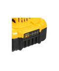 Close-up of LED charge indicator on 20 Volt Max XR Lithium Ion Battery 5Ah With LED Charge Indicator For Tools DCB205 Compatible