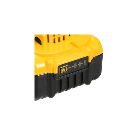 Close-up of LED charge indicator on 20 Volt Max XR Lithium Ion Battery 5Ah With LED Charge Indicator For Tools DCB205 Compatible