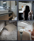 Wireless Under Cabinet Lights With Motion Sensor, Rechargeable Indoor LED Lighting in bathroom, kitchen, closet, living room