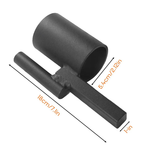 1 Inch Hardy Tool For Anvil Turning, Bending, Forge Scrolling And Twisting Jig For Precise Scroll Work, steel construction
