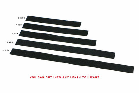 Double Sided Hook And Loop Cable Tie Tape Three Quarters Inch Wide 25 Yard Roll cut in strips for power wire management