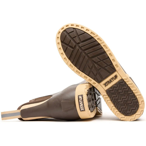 Wheelhouse Ankle Deck Boot For Men Brown With Dual Density Comfort Insole And Slip Resistant Outsole Built For Severe Wet Conditions
