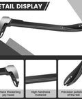 Detail view of Catspaw Nail Remover And Portable Pry Bar For DIY Projects Multifunction Crowbar Tool Steel Nail Extractor 205mm